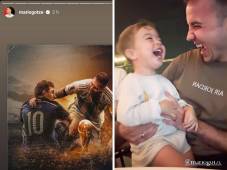 Mario Götze, goleador en la final del Mundial-2014, celebró victoria de Argentina ante Francia