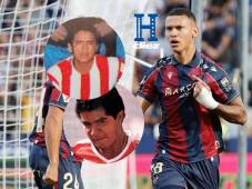 Kervin Arriaga entra a la selecta lista de hondureños que lograron anotar en la primera división del fútbol de España. Foto EFE.