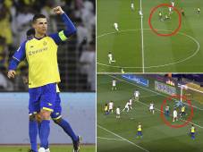 Cristiano Ronaldo dio asistencias en el sufrido triunfo de Al Nassr para seguir líder en la liga de Arabia Saudita