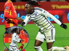 Alberth Elis anota doblete con el Burdeos, pero no les ajustó y fueron derrotados por el modesto Quevilly