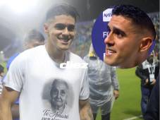 Luis Palma le anotó doblete a México en la ida de cuartos de final de Nations League de Concacaf. FOTO: Mauricio Ayala.