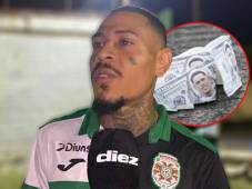 El defensor de Marathón le respondió a la barra del Motagua que le lanzó billetes con su cara en la previa del Clásico de las Emes.