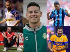 Ronaldinho, Pep Guardiola, Gignac y James Rodríguez; estos son los fichajes que sacudieron el mercado de la Liga MX a lo largo de los años.