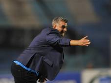 El entrenador del Motagua asegura que el estar segundo lugar es bueno para este Motagua que está en reconstrucción. FOTO: Marvin Salgado.