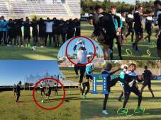 La Selección de Honduras realizó este jueves su último entrenamiento antes de medirse a Bermudas por el repechaje a Copa Oro 2025.