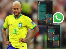 Los chats con Thiago Silva, Marquinhos y Rodrygo son los que Neymar filtró.