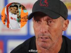 El entenador de Olimpia atendió la conferencia de prensa tras la clasificación de Olimpia a semifinales. FOTOS: Mauricio Ayala | David Romero.