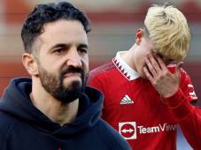 Ruben Amorim explotó contra Alejandro Garnacho en un entrenamiento.