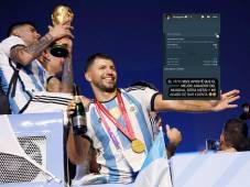 El “Kun” Agüero apostó por Messi en el Mundial de Qatar y se llevó un buen dineral.