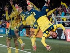 Una pirueta en su celebración realizó Andy Nájar tras anotar con el Nashville.