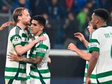 Luis Palma jugó 16 minutos con el Celtic en la Champions League frente al Atalanta a mitad de la semana.
