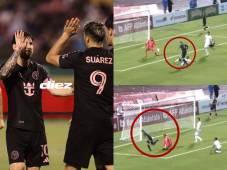 Messi la inició y a Menjívar se le fue por la cocina: Luis Suárez anotó el cuarto gol del Inter Miami ante Olimpia