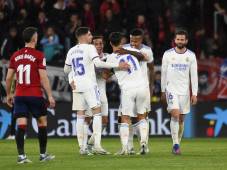 Real Madrid ha sumado una nueva victoria ante el Osasuna en la fecha 33 de la Liga de España. FOTOS: AFP