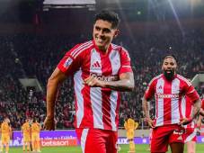 Luis Palma solamente ha anotado un gol con el Olympiacos y fue en la Copa de Grecia.