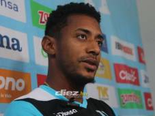 El ariete hondureño suma dos goles en la Nations League de la Concacaf 2023-2024. FOTO: Álex Pérez.