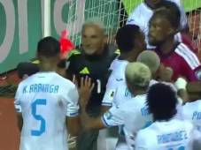 Una intensidad se vivió en los últimos minutos entre catrachos y ticos. Foto captura.