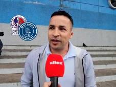 Iván Guerrero en el Nacional Chelato Uclés para presenciar la Gran Final del fútbol hondureño.