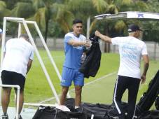 Luis Palma fue la gran figura de Honduras con su doblete frente a la Selección de Honduras. Foto Neptalí Romero.