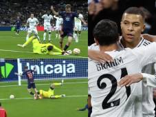 El VAR perdonó y Real Madrid aprovechó para anotar el primero del partido.