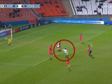 Isaac Castillo anota el segundo de Honduras en grosero error del portero de Corea del Sur en el Mundial Sub-20