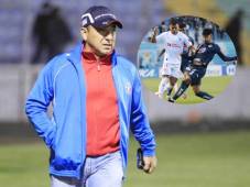 Osman Madrid, vicepresidente del Olimpia, ingresó a la cancha en el derbi a desaprobar las decisiones arbitrales.