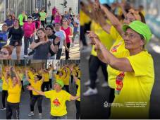 ¡Al ritmo de la música! Jubilados y jóvenes se activan con las clases de Zumba de CONDEPOR en la capital de Honduras.