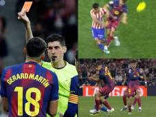 Revelan el audio del VAR en la corrección de la roja a Gerard Martín ante Atlético de Madrid: Dinámica normal...