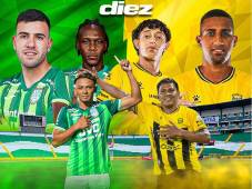 Marathón recibe a Real España en el Estadio Olímpico de San Pedro Sula. DISEÑO: Rigoberto Días.