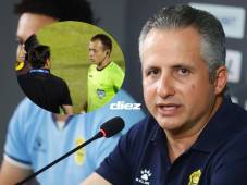 El presidente de Real España, Elías Burbara, confía plenamente en el trabajo que realiza Jeaustin Campos. Foto Héctor Paz.