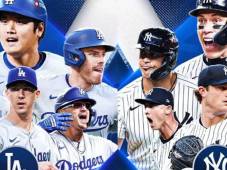 Dodgers y Yankees juegan al mejor de 7 partidos por el título de las Grandes Ligas.