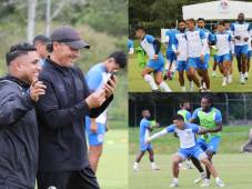 El Olimpia enfrenta este sábado al Olancho FC en la semifinal de vuelta del torneo Apertura de la Liga Nacional de Honduras. Hoy realizaron su entrenamiento con acceso a los medios de comunicación. Fotos Estalín Irías.