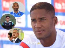 El defensor central de Olimpia atendió a los medios de prensa previo al duelo entre Jamaica-Honduras por Nations League. FOTO: Andro Rodríguez.