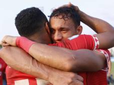 El delantero Diego Reyes llegó a la Real Sociedad luego que en el Olimpia no tendría oportunidad de ser más regular y al final terminó salvando al equipo Aceitero del descenso.