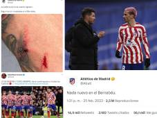 Atlético expuso en redes sociales su frustración luego de empatar con el Real Madrid con un polémico arbitraje.