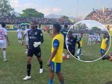 Edrick Menjívar y su desplante a Alex López y a Altamirano que nadie miró en el Olancho-Olimpia