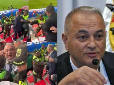 ¡Vergonzoso! Presidente de la Federación de Fútbol de Bolivia protagoniza zafarrancho con su hijo en contra de un aficionado mientra se disputaba la Eliminatoria Sudamericana.