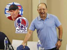 Osman Madrid, vicepresidente del Olimpia, presente en la Asamblea de Liga Nacional. Foto Emilio Flores.