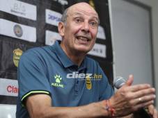 El entrenador uruguayo del Real España atendió a los medios de prensa previo al duelo ante Real Sociedad. FOTO: Mauricio Ayala.