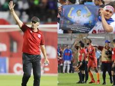 El técnico del Olimpia se va siendo subcampeón por primera vez en su paso por la Liga Nacional de Honduras. Fotos Mauricio Ayala, David Romero y Estalin Irías.