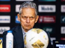 Reinaldo Rueda en conferencia de prensa. FOTOS: MAURICIO AYALA.