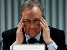 Florentino Pérez, presidente del Real Madrid, quiere a William Saliba del Arsenal.