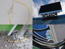 ¡Lamentable! Condepor denuncia actos vandálicos contra la moderna pantalla del Estadio Nacional