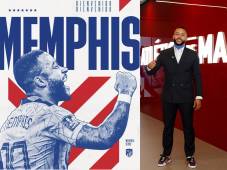 Memphis Depay llega al Atlético para reforzar la vacante de Joao Félix, quien juega ahora en el Chelsea.