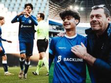 Víctor Vandenbroucke fue autor de su primer gol con el KAA Gent Sub-23 en su primera titularidad. Fotos cortesía KAA Gent Sub-23.