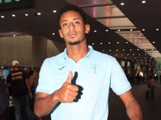 El delantero del Getafe abrió la lata en el partido entre Honduras-México en el Nacional Chelato Uclés. FOTO CORTESÍA: Diario ESTO.