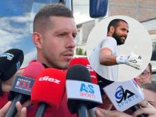 Andrés Felipe Salazar no ocultó la emoción de volver a ser titular con el Olimpia.