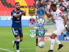 Real España, Motagua, Olimpia, Olancho FC, Marathón y Génesis PN, los clubes que disputarán la liguilla. Fotos DIEZ.