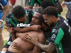 Luis Santamaría anotó al minuto 85 el gol de la victoria de los olanchanos. Fotos Marvin Salgado.