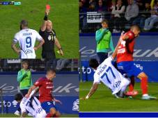 El VAR no lo perdonó: Luis Palma recibió su primera expulsión tras partidazo con el Lech Poznán de Polonia