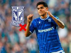 El atacante hondureño ingresó de cambio en la derrota de Lech Poznán de Polonia.